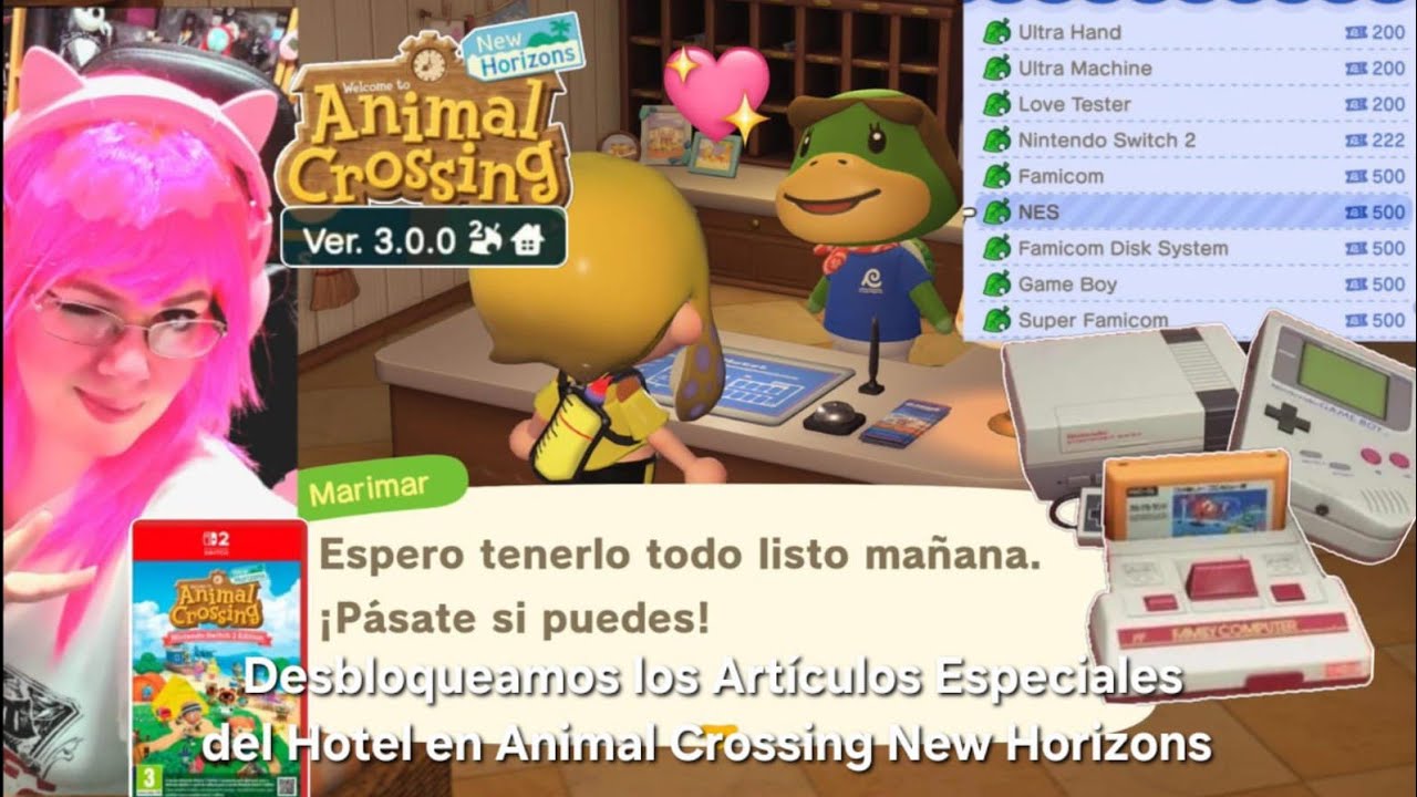 Desbloqueamos los Artículos Especiales del Hotel en Animal Crossing New Horizons#54 #animalcrossing 