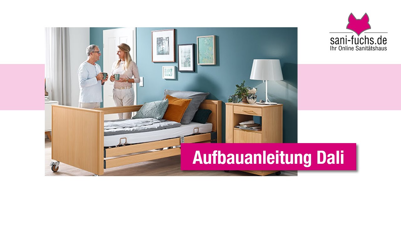 Aufbau Pflegebett Burmeier Dali