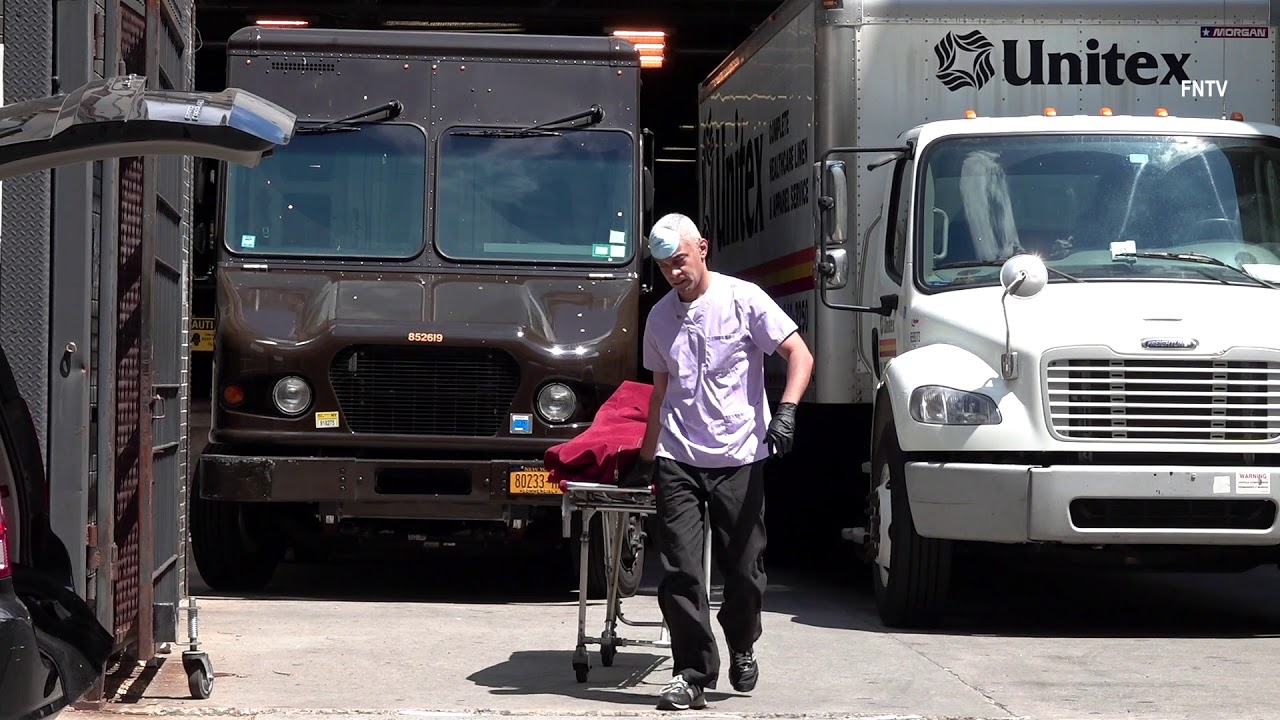 May 7 2020 -Mortician Picks Up Bodie from Makeshift Morgue at NYC Hospital - The Last Responder