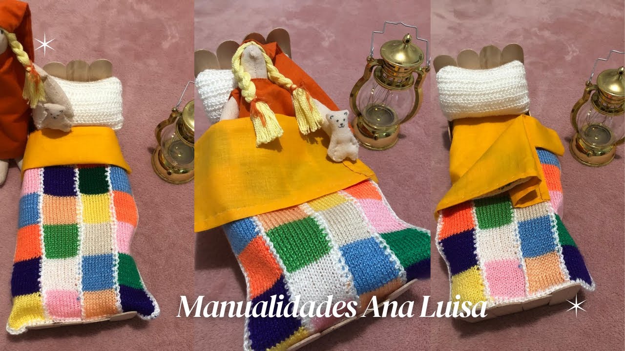 Cubrecama y accesorios para cama de muñecas - Bedspreads and accesories for doll beds