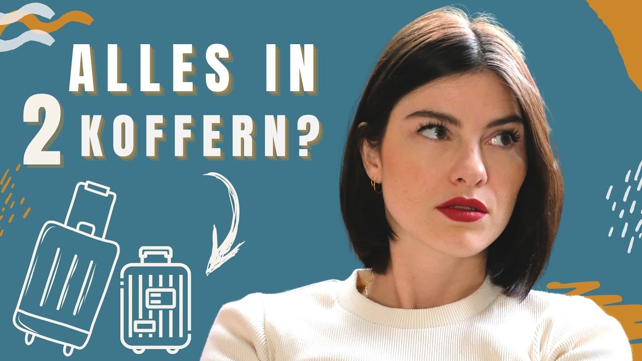 KOFFER-PACKEN GENERALPROBE | PASST ALLES WAS ICH BESITZE IN 2 KOFFER? + VISA UPDATE