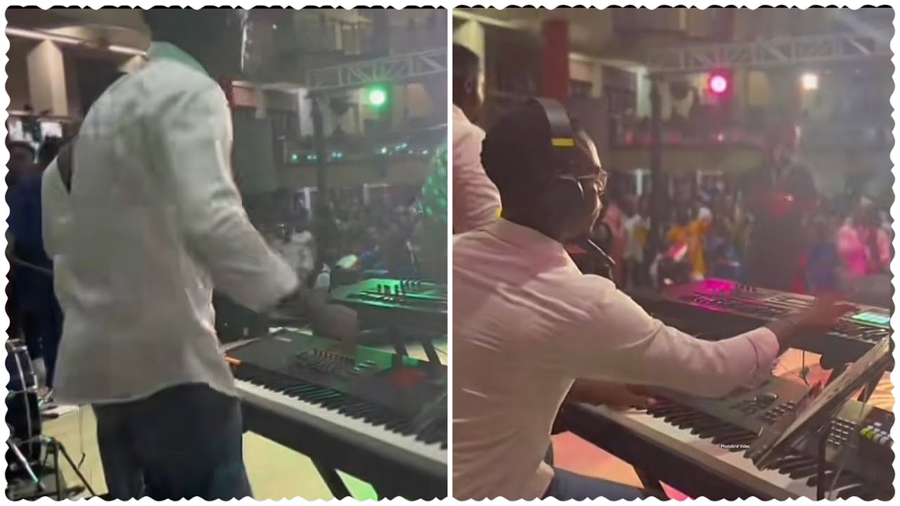 Keyboardist KAYDEE Displays His Dancing moves and Skills at Ernest Opoku’s 20th Anniversary 😄😁
