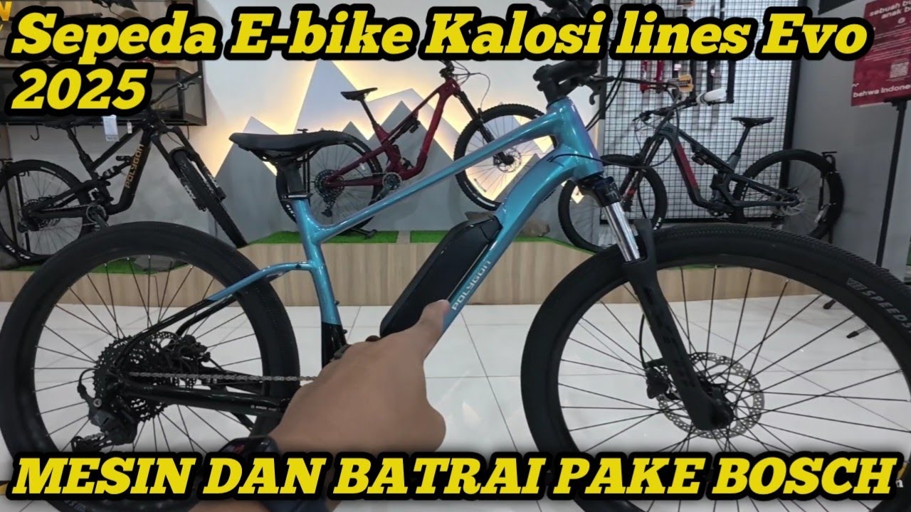 SEPEDA E-BIKE TERBAIK 2025 || POLYGON KALOSI LINES EVO 2025 