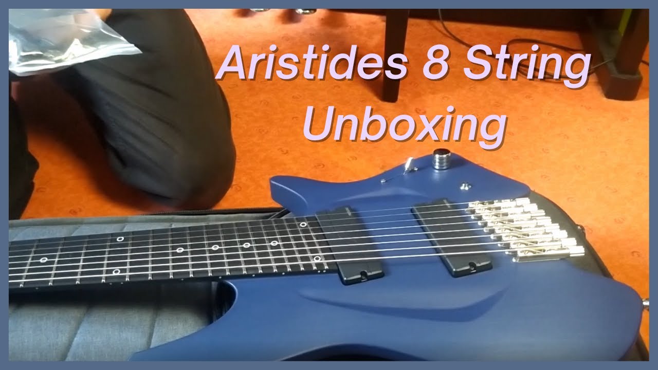 Unboxing the New Aristides Guitar!