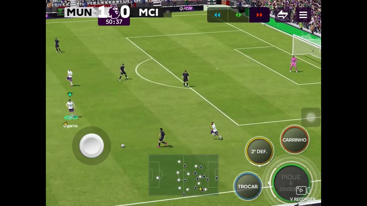 Jogando FC Mobile!