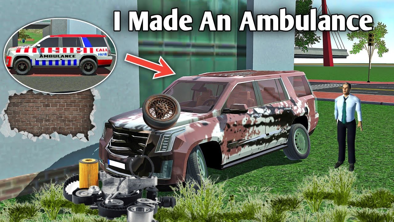 I Found This Abandoned Cadillac Escalate - Made An Ambulance - Car Simulator 2 Gameplay Walkthrough 