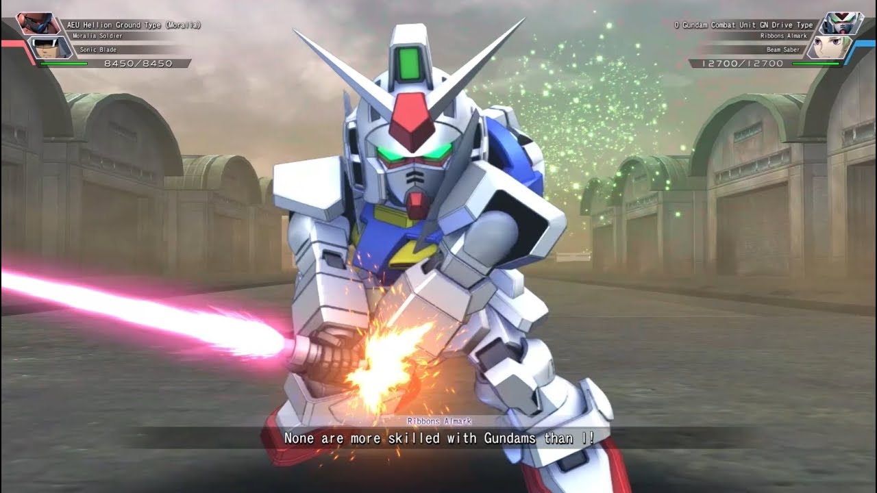 SD Gundam G Generation Cross Rays - 0 Gundam GN Drive Type ~Battle Animations~