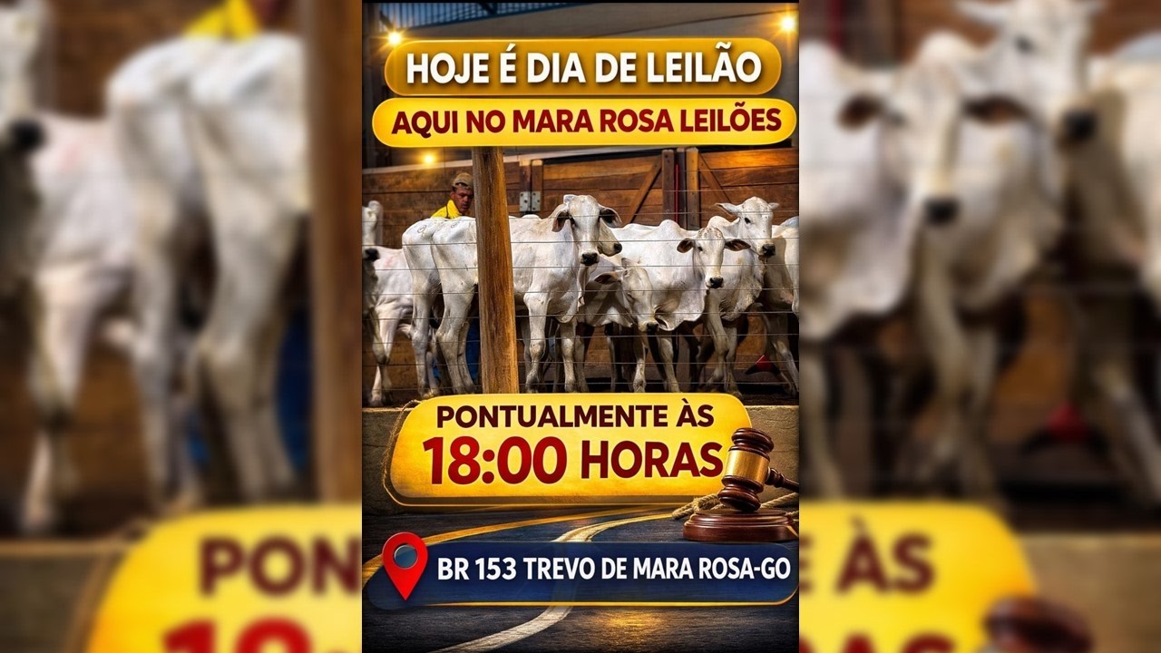 MARA ROSA LEILÕES - GOIÁS - LEILÃO DE GADO DE CORTE 03/03/2026