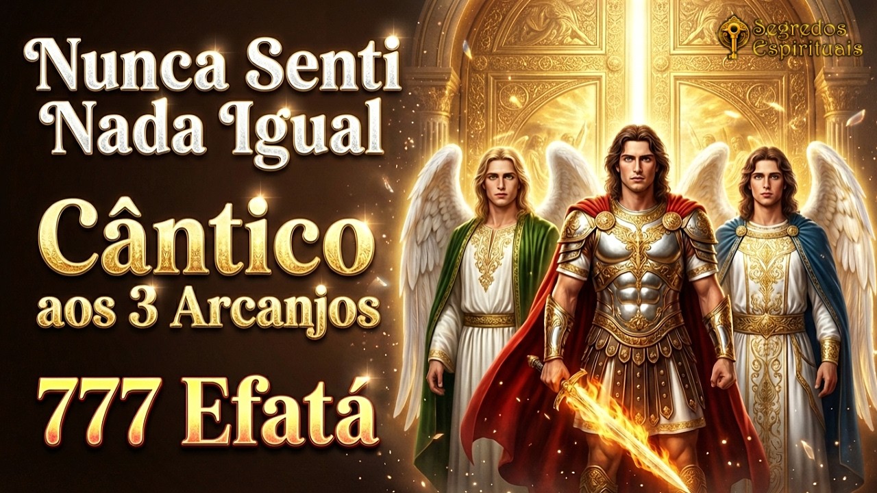 Nunca Senti Nada Igual 😭 Cântico Poderoso aos Arcanjos ✨ 777 Efatá - Miguel, Rafael e Gabriel