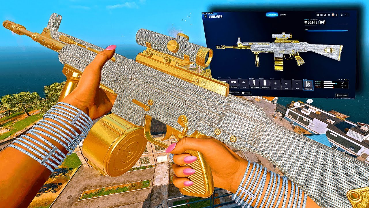 NEW *META* MODEL L AR on REBIRTH ISLAND (Best Model L Class Setup Warzone)