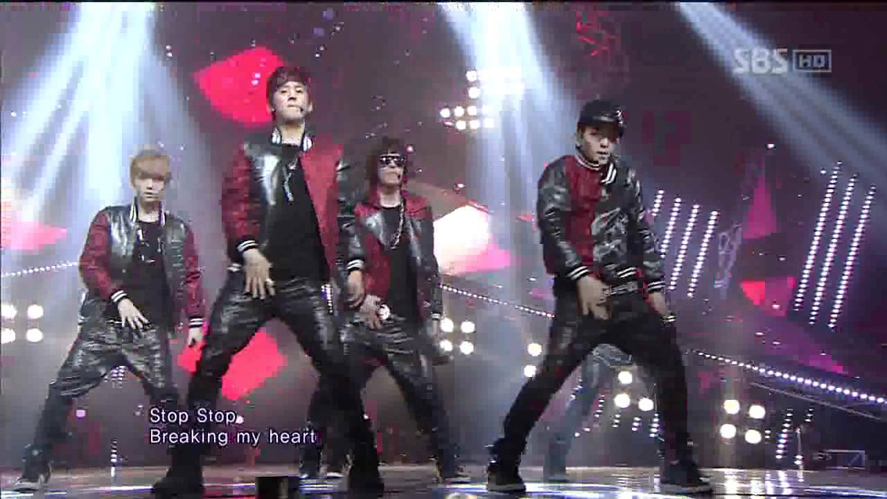 TEEN TOP [Crazy] @SBS Inkigayo Популярная песня 20120212