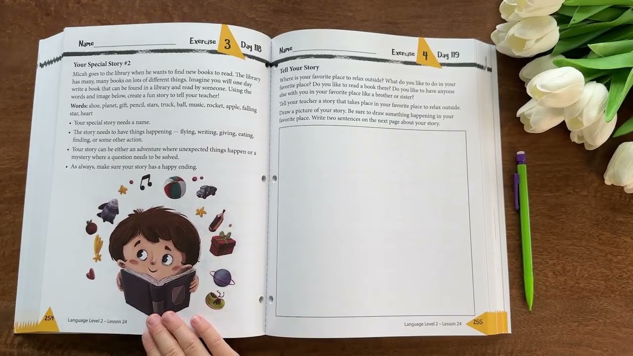 Language Lessons for a Living Education Level 2 Review | Homeschool Curriculum Flip-Through