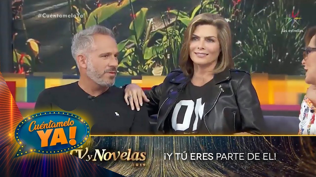 Montserrat Oliver y Arath de la Torre, conductores de Premios TVyNovelas 2019 | Cuéntamelo YA!