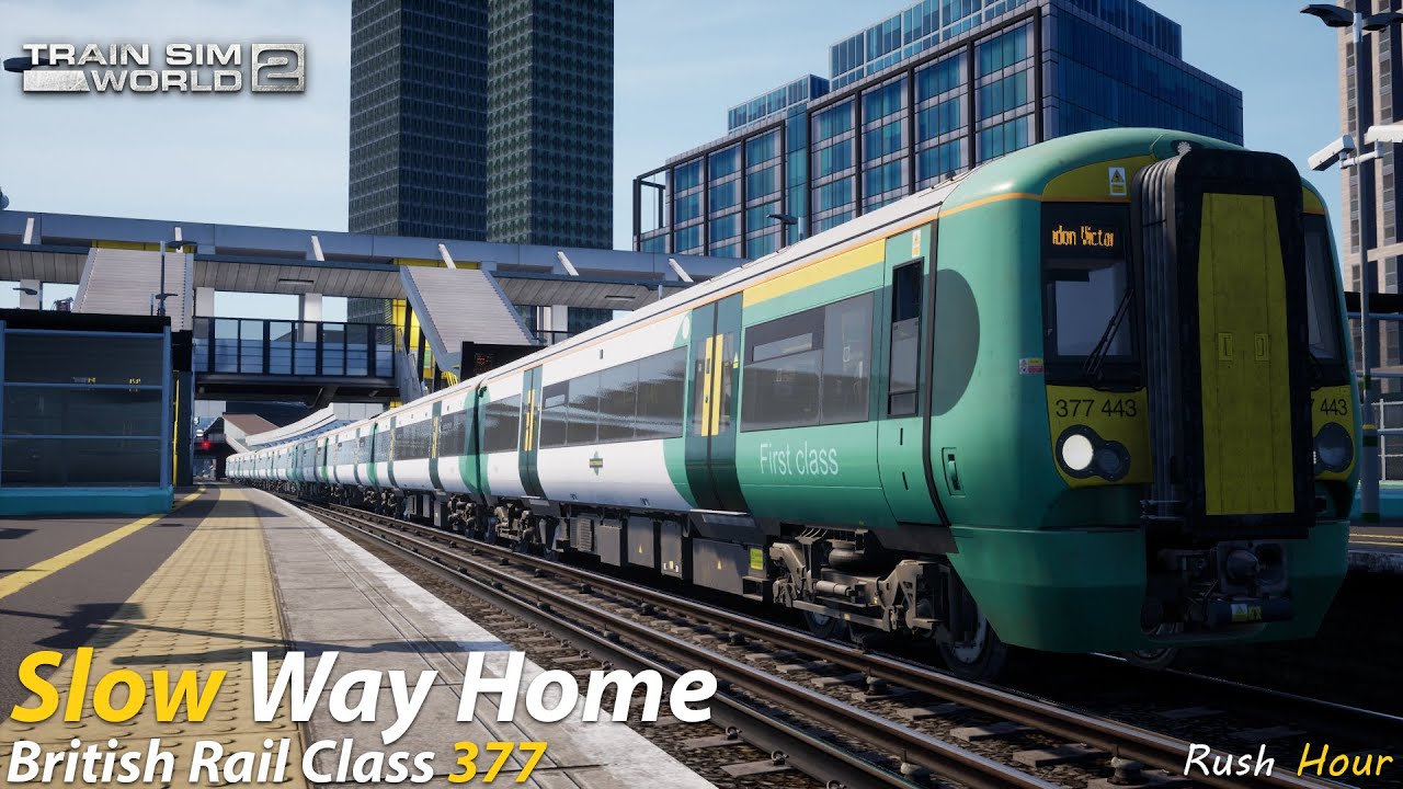 Slow Way Home : London Commuter : Train Sim World 2 1080p60fps