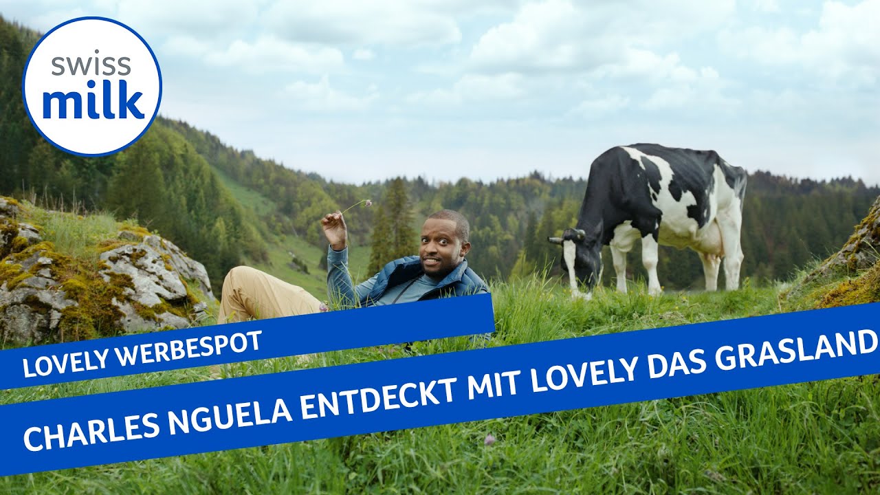 Charles Nguela entdeckt mit Lovely das Grasland | Werbespot | Swissmilk (2023)