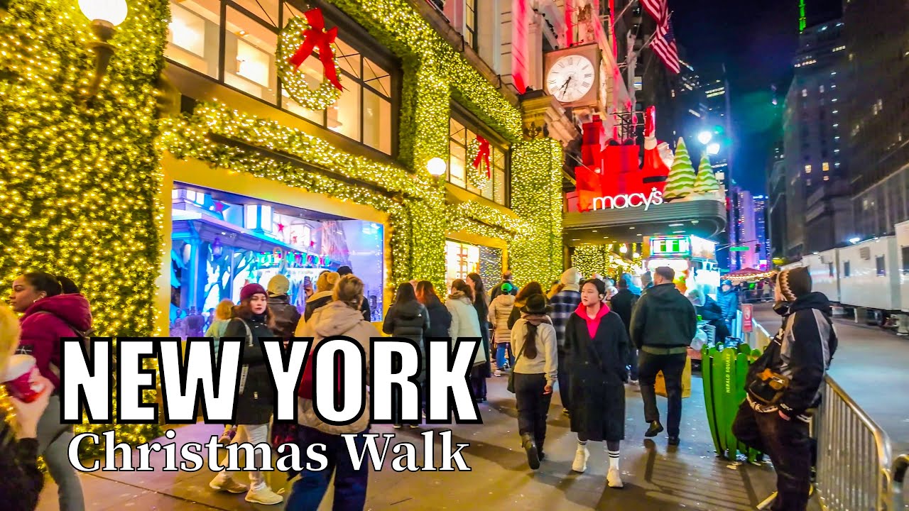 Christmas in New York | Winter Market in Manhattan's Herald Square - ক্রিস্টমাসের নিউ ইয়র্ক