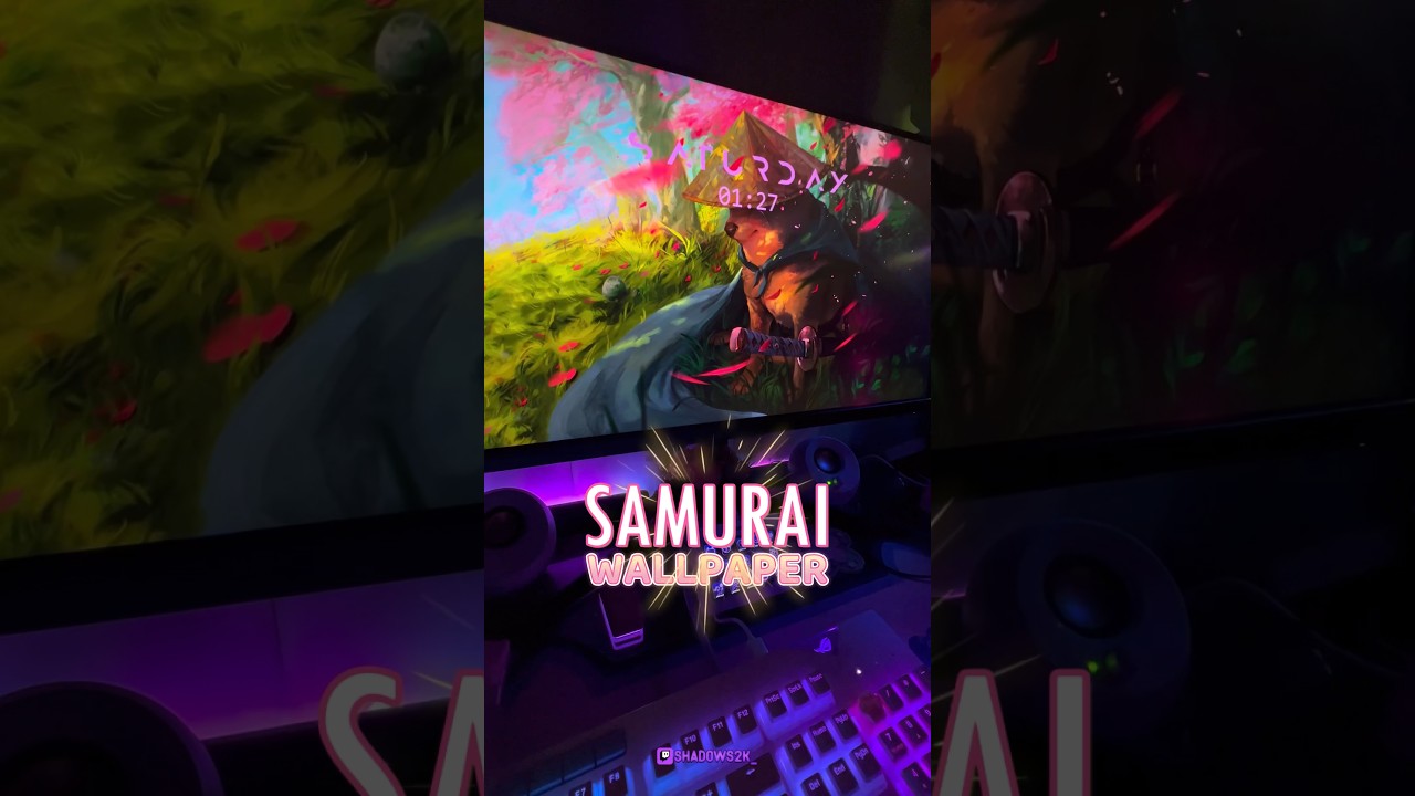 WALLPAPER ENGINE: SAMURAI #wallpaperengine #wallpaper