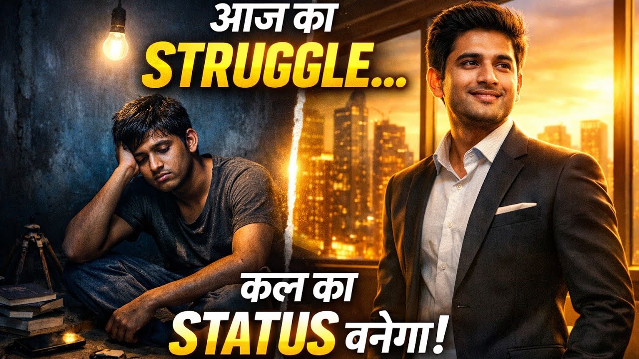 “आज का🔥स्ट्रगल ही कल का स्टेटस होगा” Today Struggle Tomorrow Status || #motivationstory #youtuber