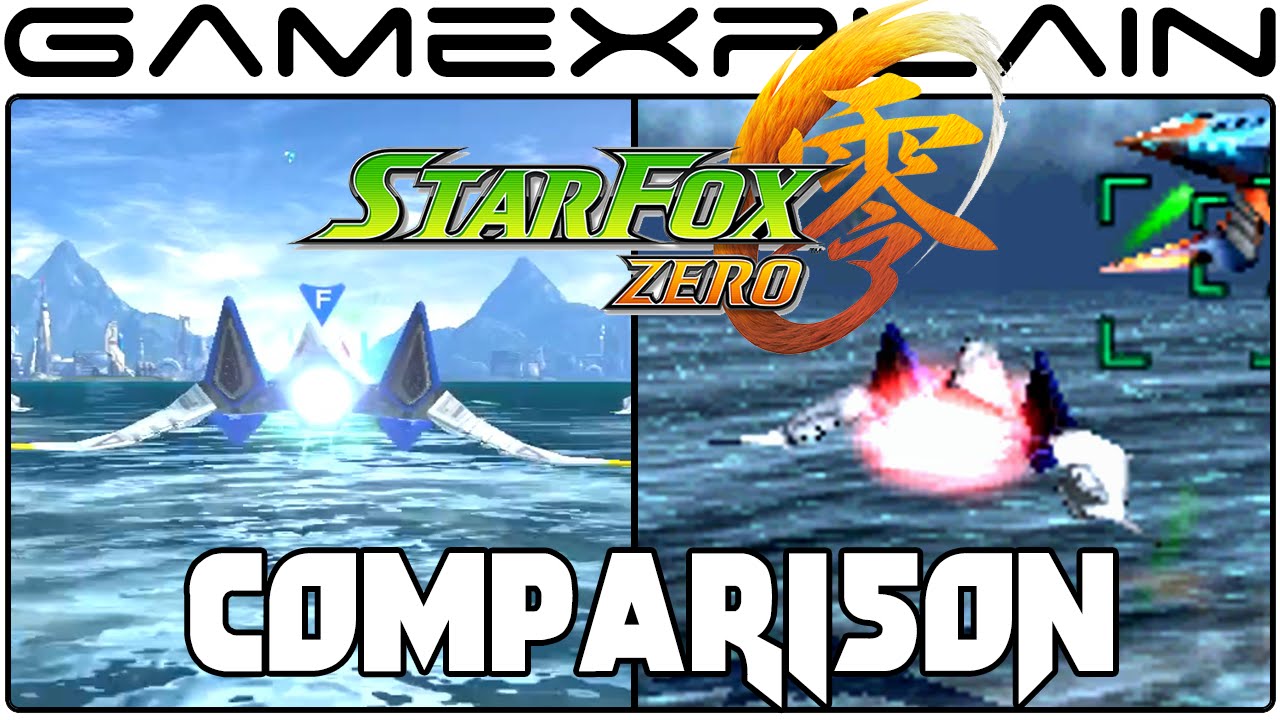 Star Fox Zero: Corneria Graphics Head-to-Head Comparison (3DS vs. Wii U)