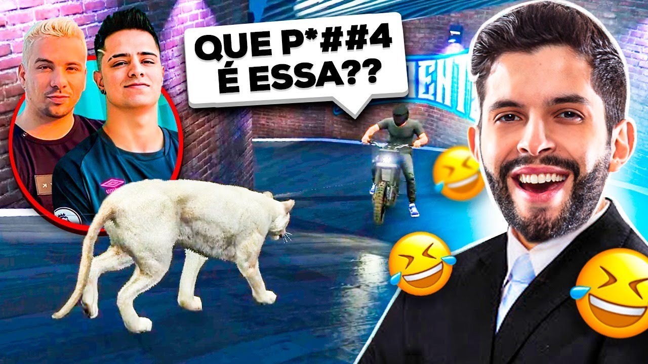 VIREI UMA PANTERA E TROLLEI OS STREAMERS NO GTA RP!!