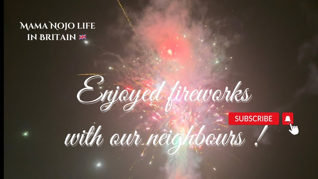enjoyed fireworks  🎇🎆with our neighbours ! #manchester #explore #fire