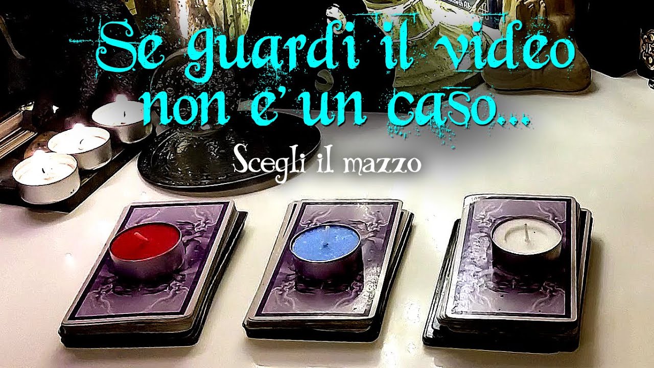 Se guardi il video non è un caso | Tarocchi interattivi + psicografia (scrittura automatica)