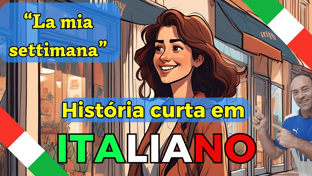 🇮🇹APRENDA ITALIANO de uma forma DIVERTIDA com HISTÓRIAS CURTAS | Exercício FÁCIL!🗣🇮🇹