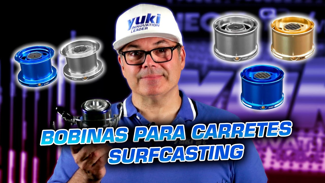 &iexcl;Super ligeras! Bobinas para carretes de surfcasting Yuki 8000 y 9000