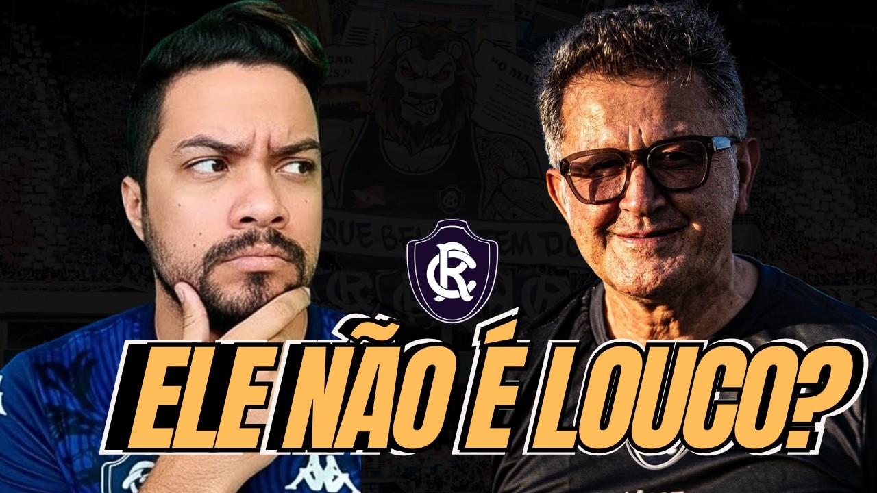 ELE NÃO É LOUCO? ESSA COLETIVA DO TÉCNICO DO REMO MUDA TUDO