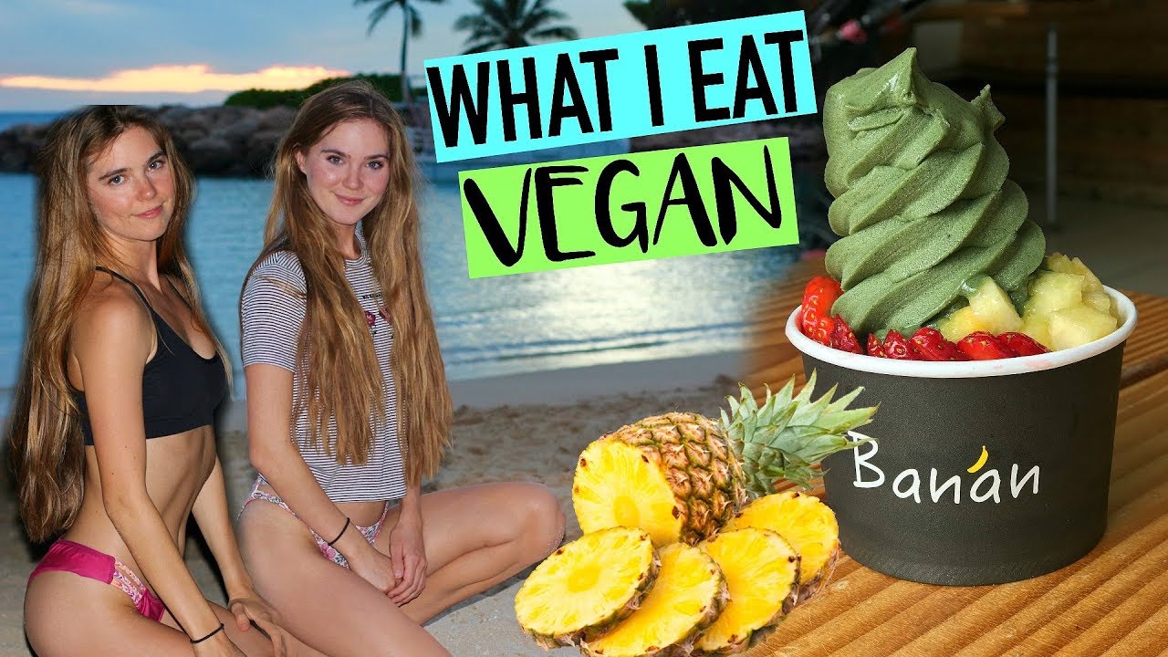 WHAT I EAT IN HAWAII (vegan) + Disney Beach Resort! - Nina and Randa