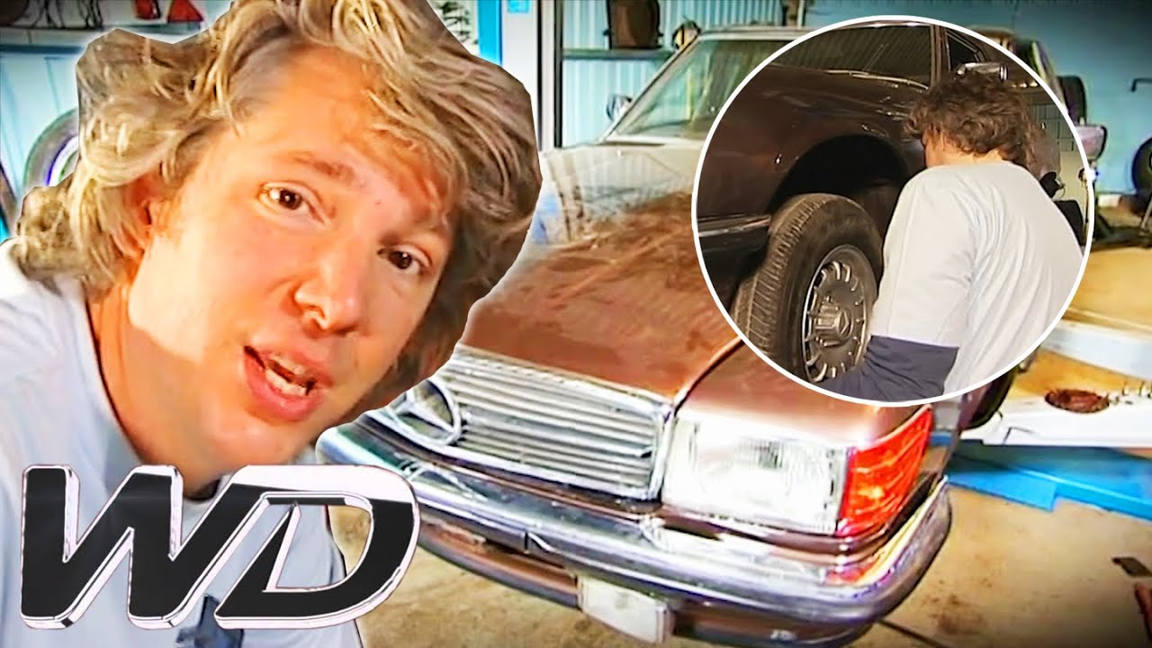 Silky Smooth Mercedes 280SL Gets New Original Alloy Wheels | Wheeler Dealers