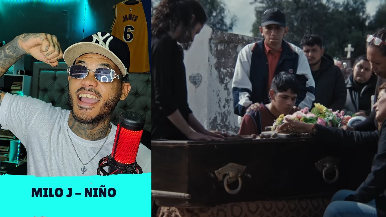 Así reaccioné a la letra de Milo J - Niño (Official Video)