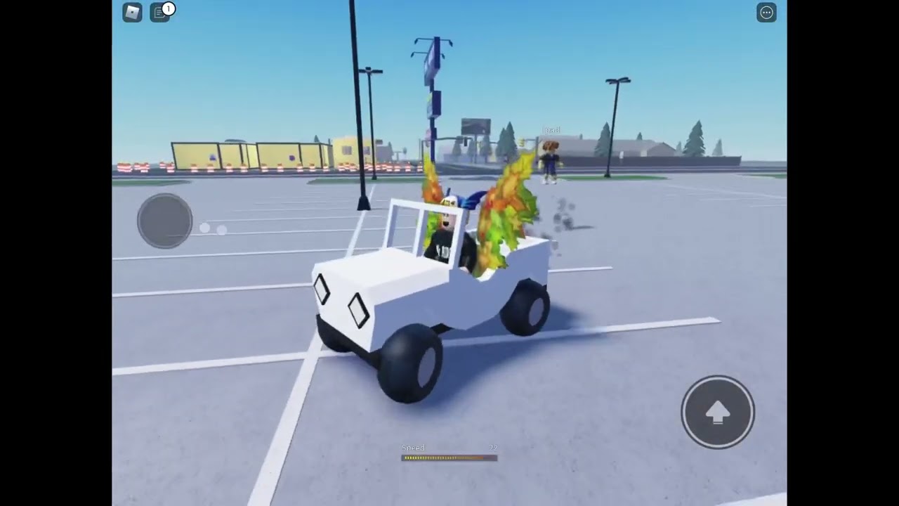 Hand dryer adventure  in a town on Roblox