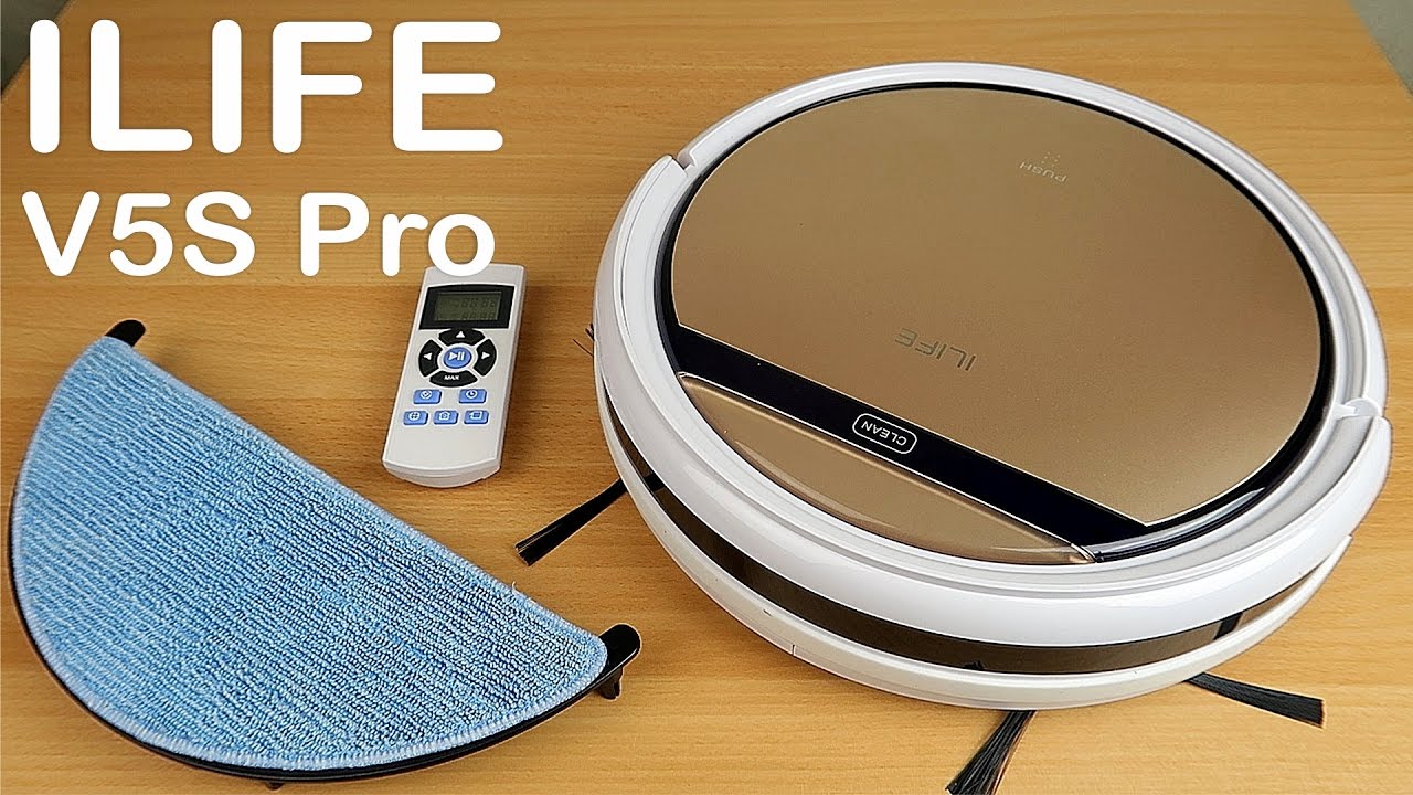 ILIFE V5S Pro - Робот-пылесос, который моет пол!