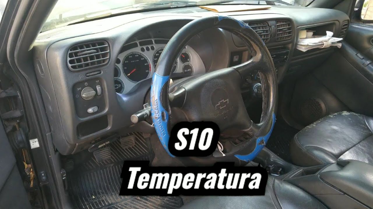 Temperatura do motor ,S10 não mostra no painel