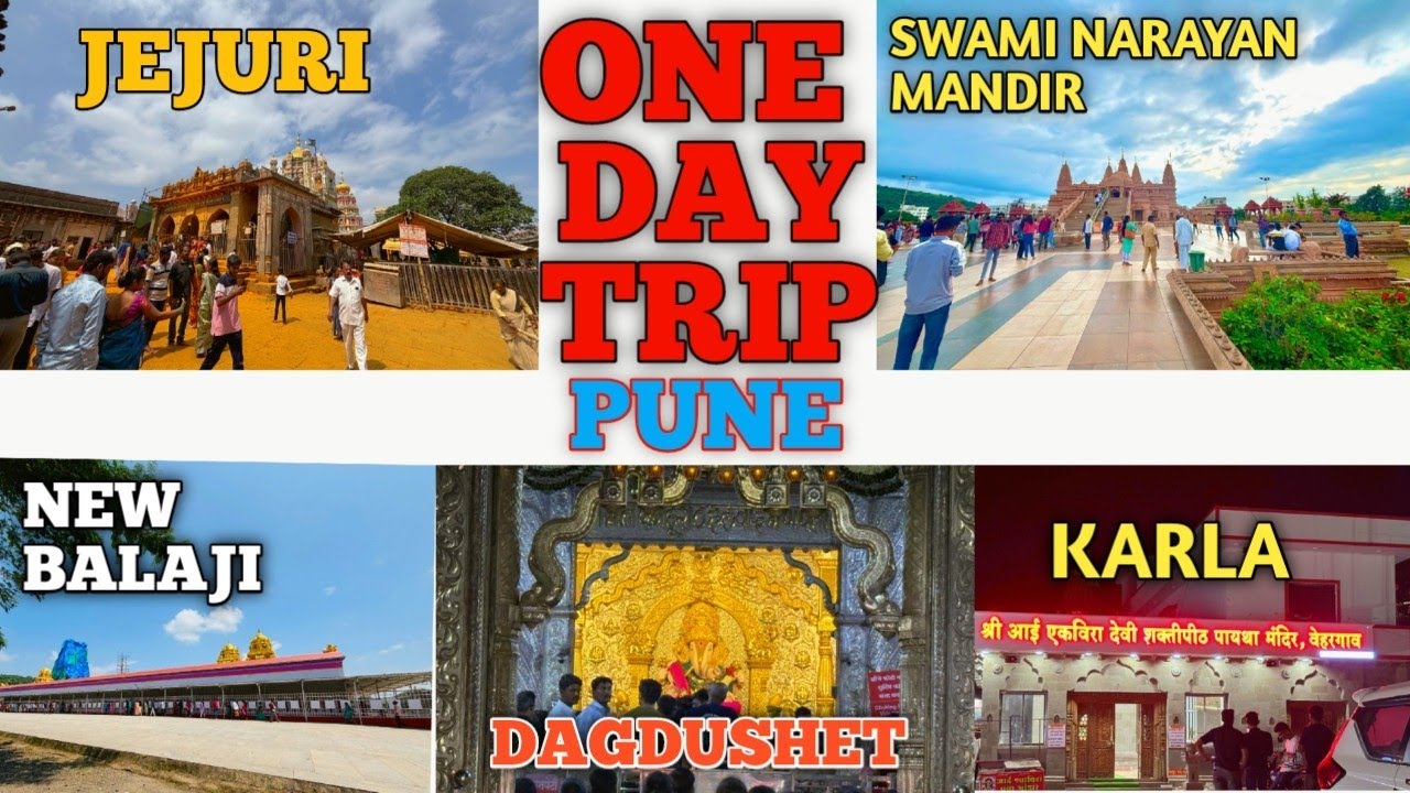 One Day Trip In Pune | Jejuri,New Balaji Mandir,Swami Narayan Mandir,Dagdushet ganpati eakvira ||