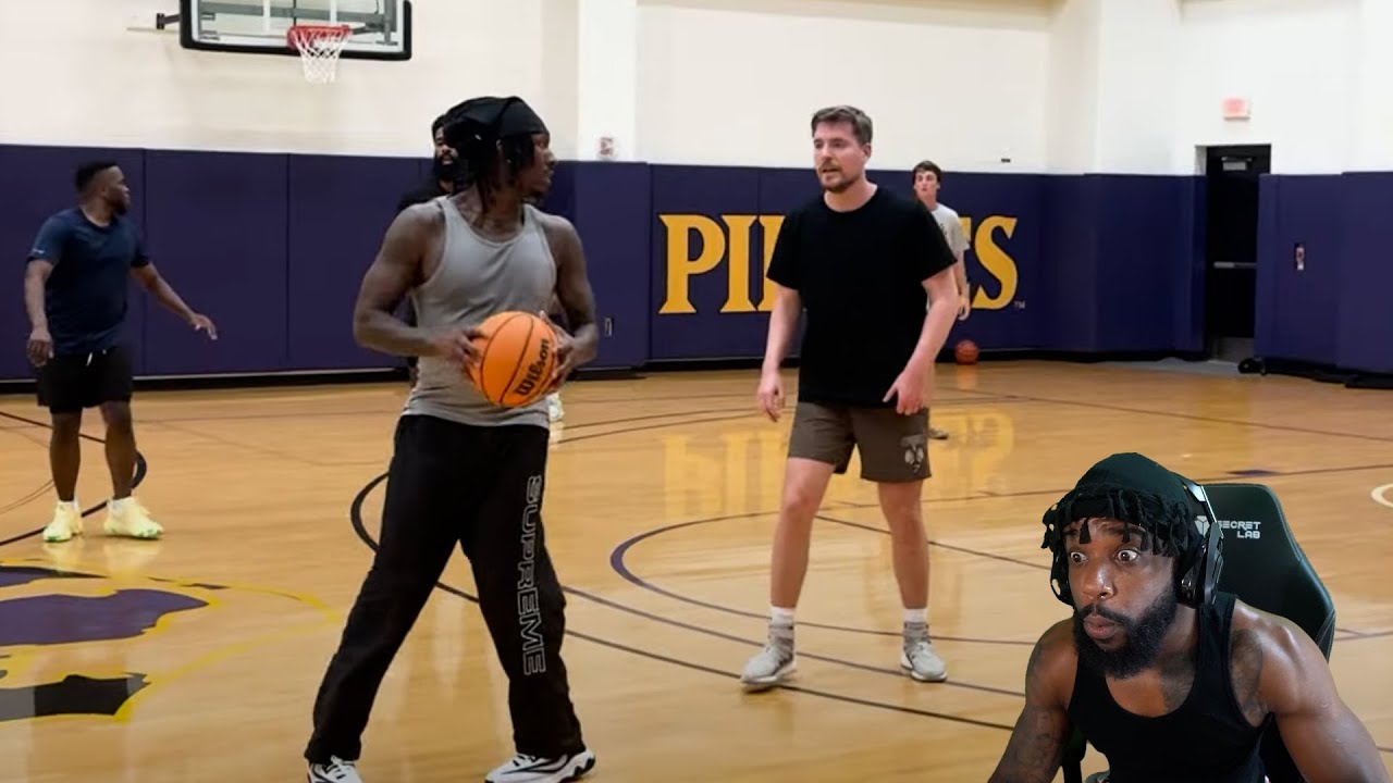 Duke AMP Vs Mr.Beast! 5v5 Basketball! I LIKE THIS!