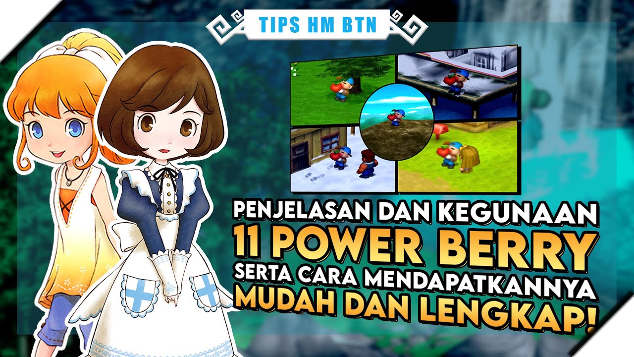 SUPER LENGKAP! Inilah Kegunaan dan Cara Mendapatkan Semua Power Berry Harvest Moon Back To Nature