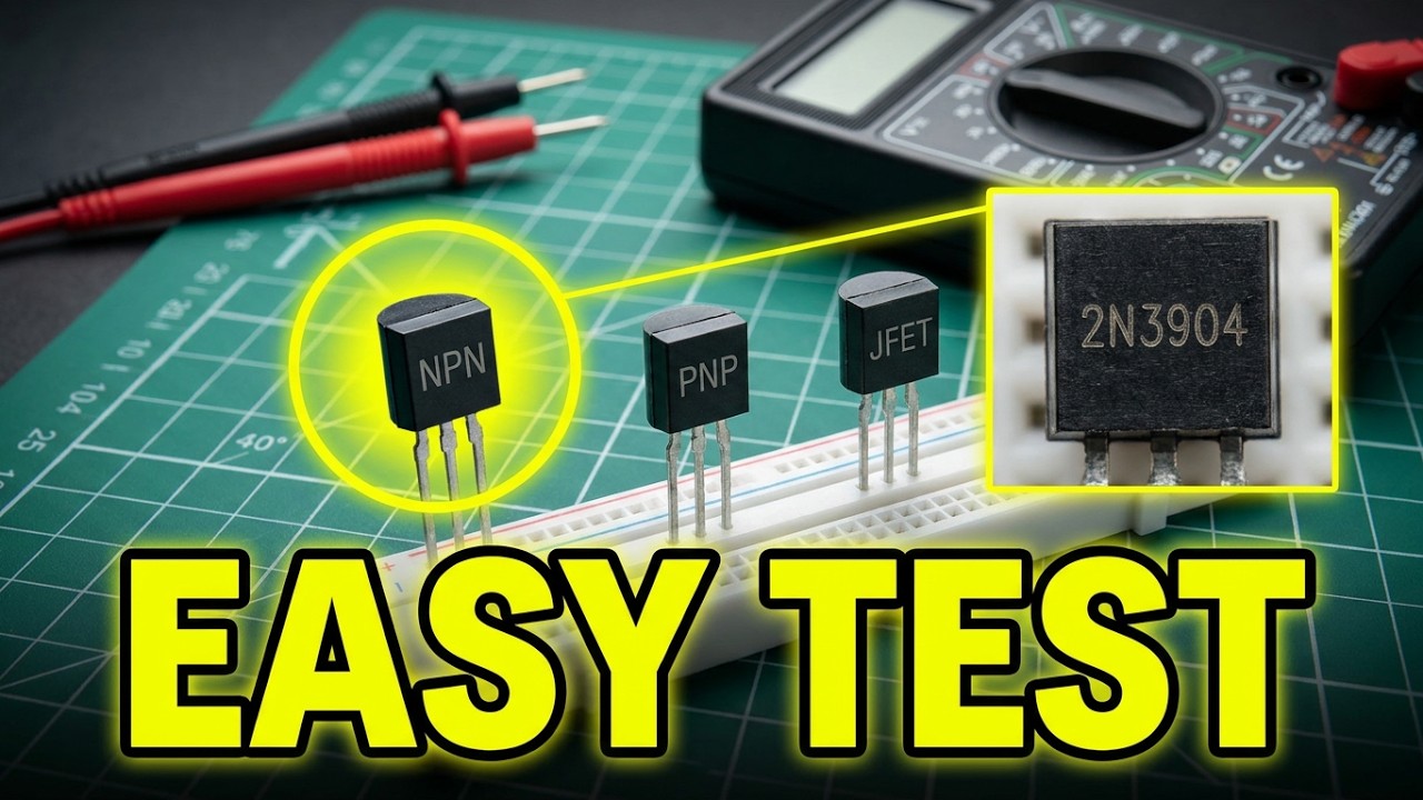 Как проверить транзисторы с помощью мультиметра — NPN, PNP, JFET