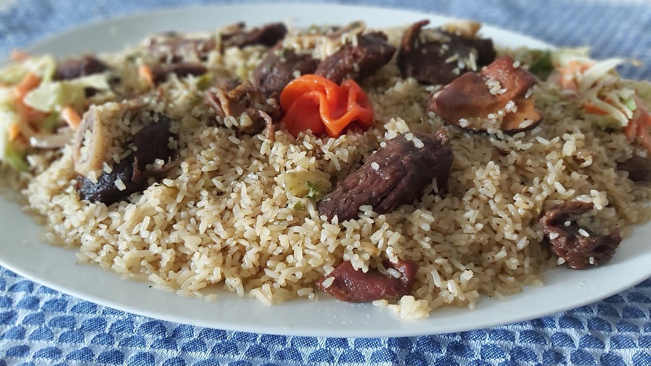 Riz ( tieb) à la viande sénégalais