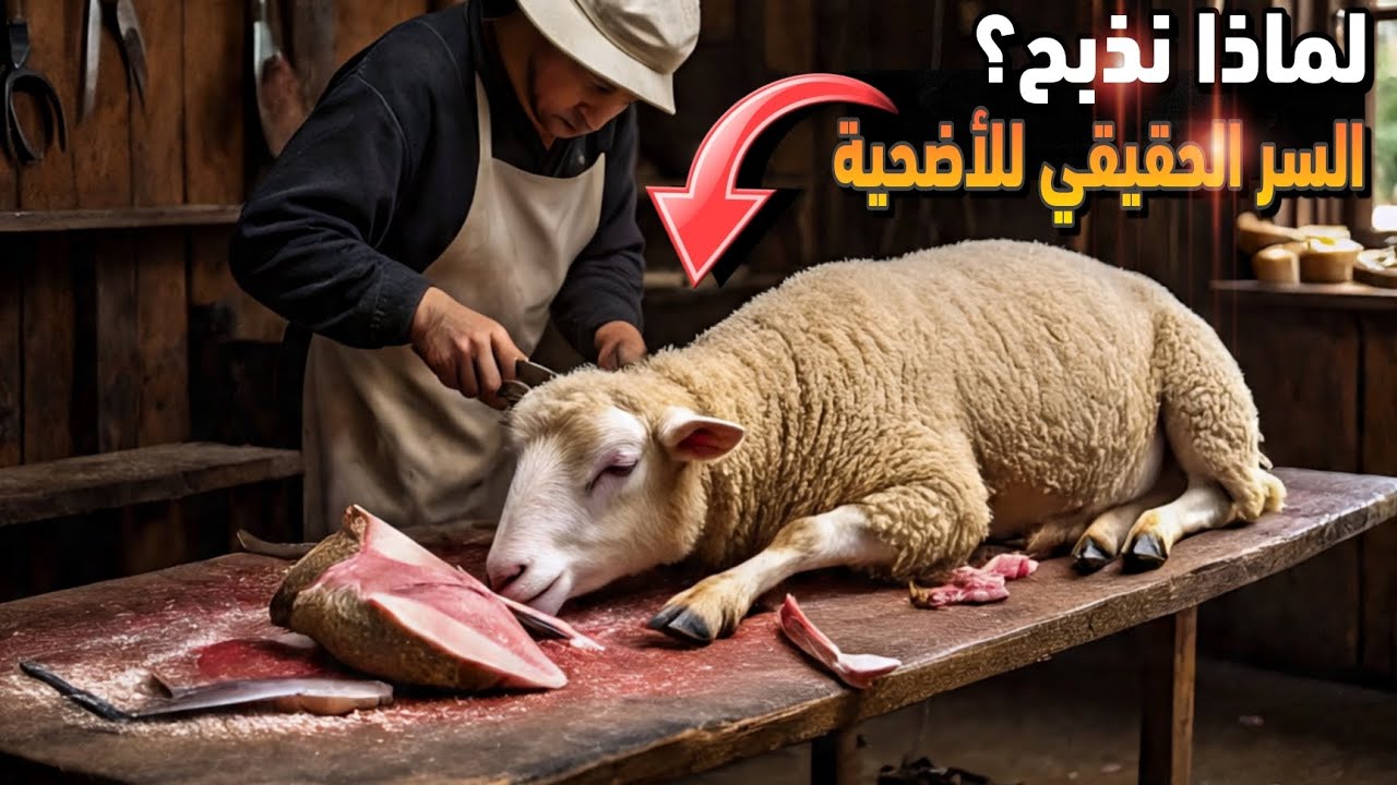 لماذا أمرنا الله بذبح الأضحية؟ المعنى الذي يغفل عنه كثيرون.🐑🔪 Why did God command us to slaughter