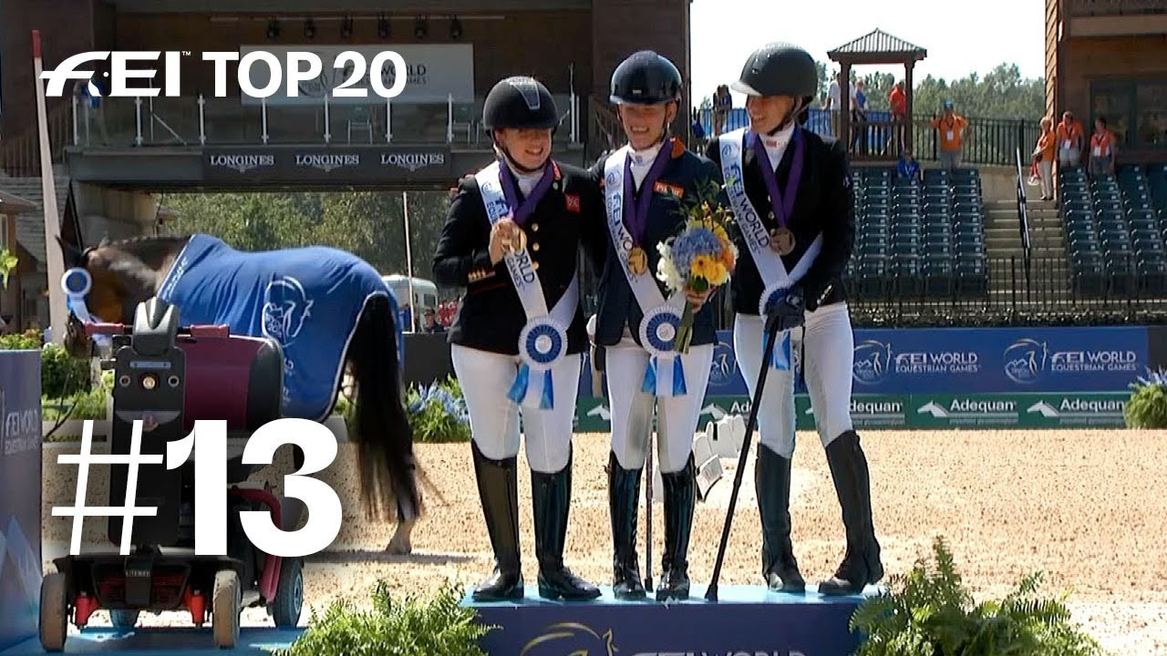 Ladies rule the Para-Dressage at WEG 2018 | No. 13 | Top 20 moments 2018