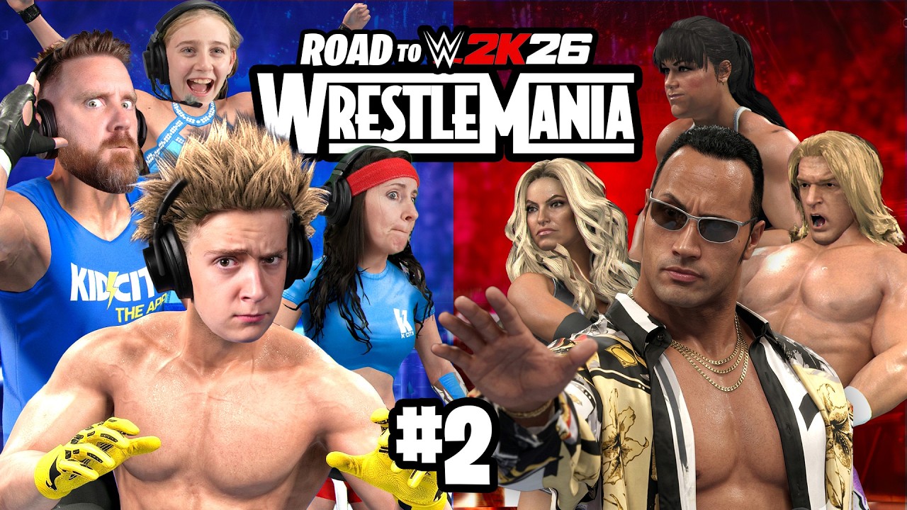 Team K-CITY vs the ATTITUDE Era! (Road to WrestleMania in WWE2k26 Part 2)