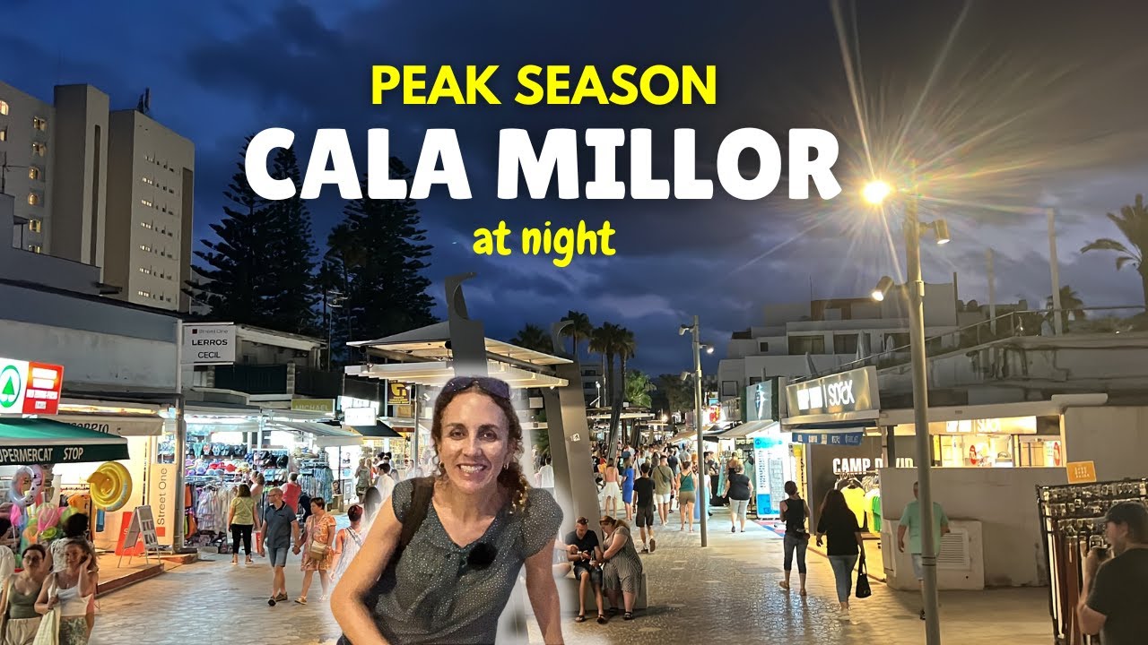 WHAT TO EXPECT: August in CALA MILLOR, Mallorca at Night