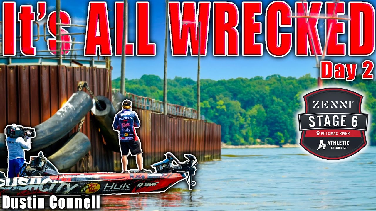 It's ALL COMPLETELY WRECKED - MLF Stage 6 Potomac River - Day 2