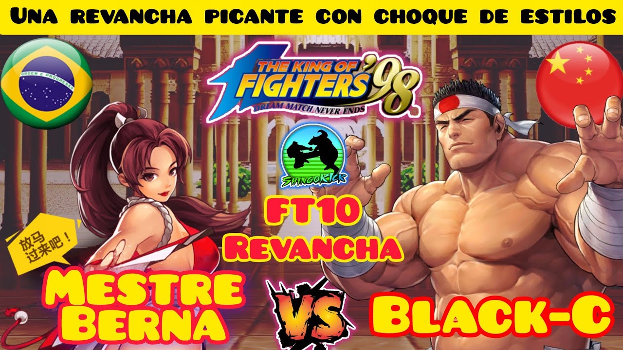 🔥Una Revancha Picante🔥🇨🇳Black-C🇨🇳🆚🇧🇷Mestre Berna🇧🇷 FT10 Revancha Ranked Match