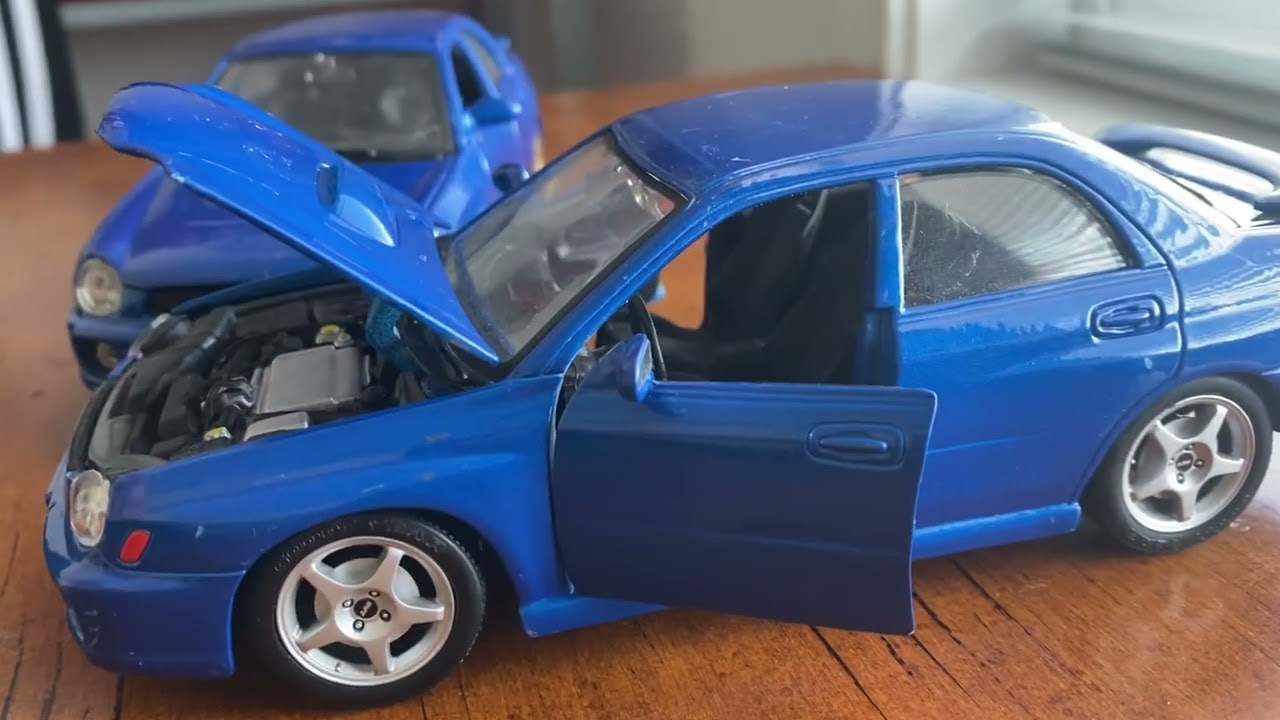 2002 Subaru Impreza WRX STI By Maisto 1/24. Diecast Car Episode 141