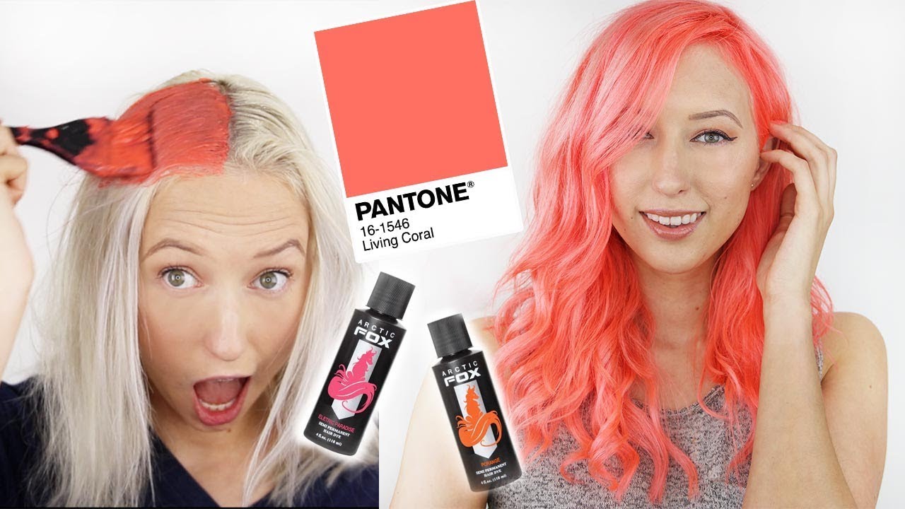 Dying My Hair Coral Using Arctic Fox!