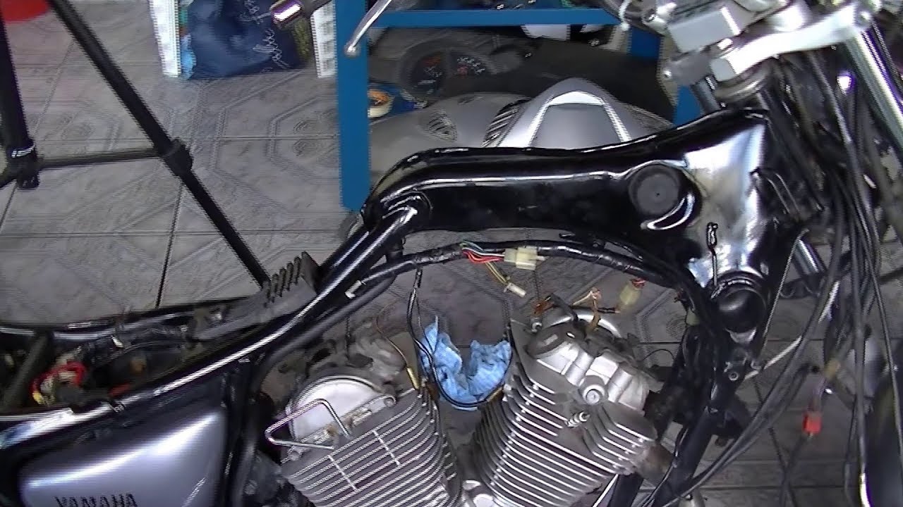 XV 250 Virago - Limpeza do quadro