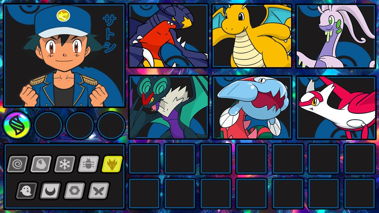 GYM LEADER ASH POKEMON TEAM IN EVERY TYPE PART 2